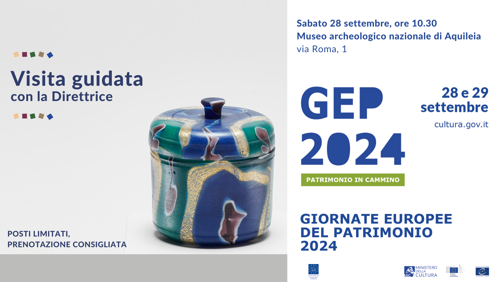 28 Settembre - Visita guidata con la Direttrice